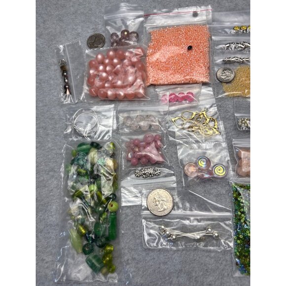 Assorted Beads & Findings for Jewelry Making - Picture 2 of 9